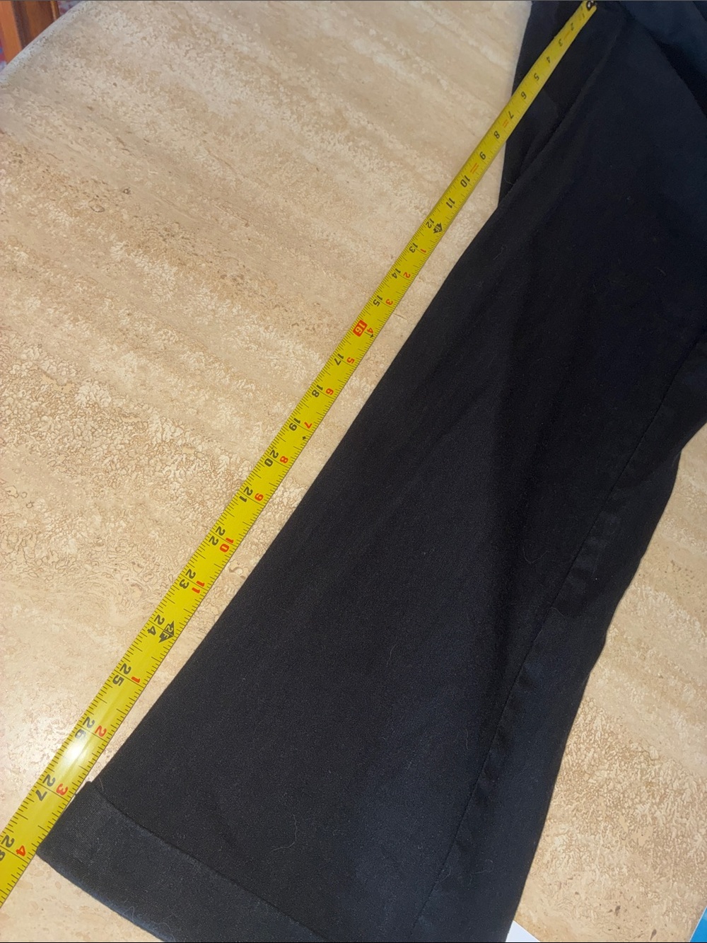 J. Jill Linen Pants Women's M, Black, Stretch Pull-On, 4 pockets, Cuffs. euc - Picture 13 of 15